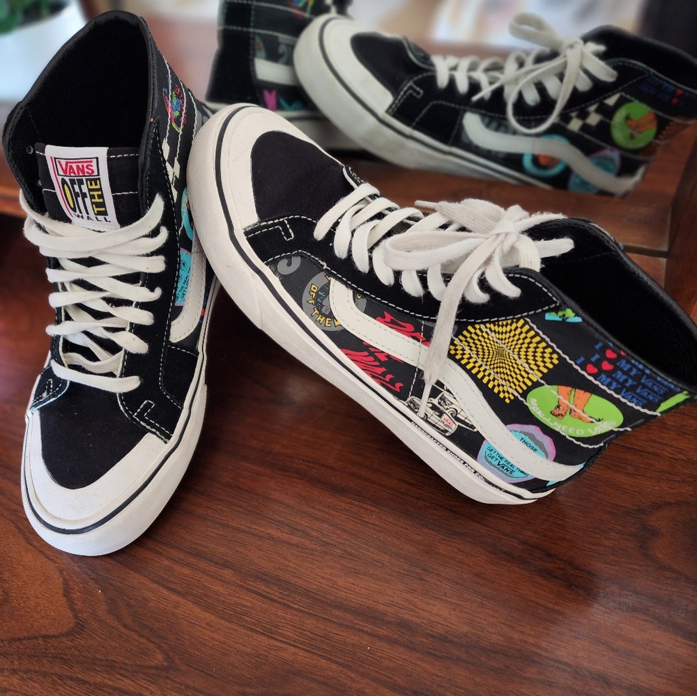 Vans Off the Wall High Tops, size 8.5